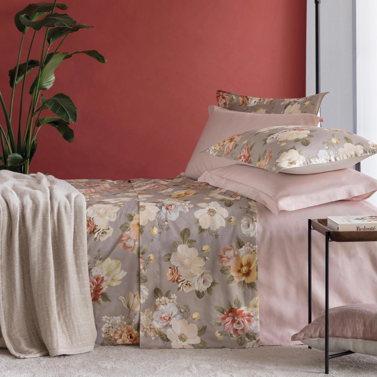 Completo lenzuola copriletto Gardenia Beige