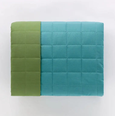 Copriletto trapuntato 1 piazza Paint var. Verde Turchese