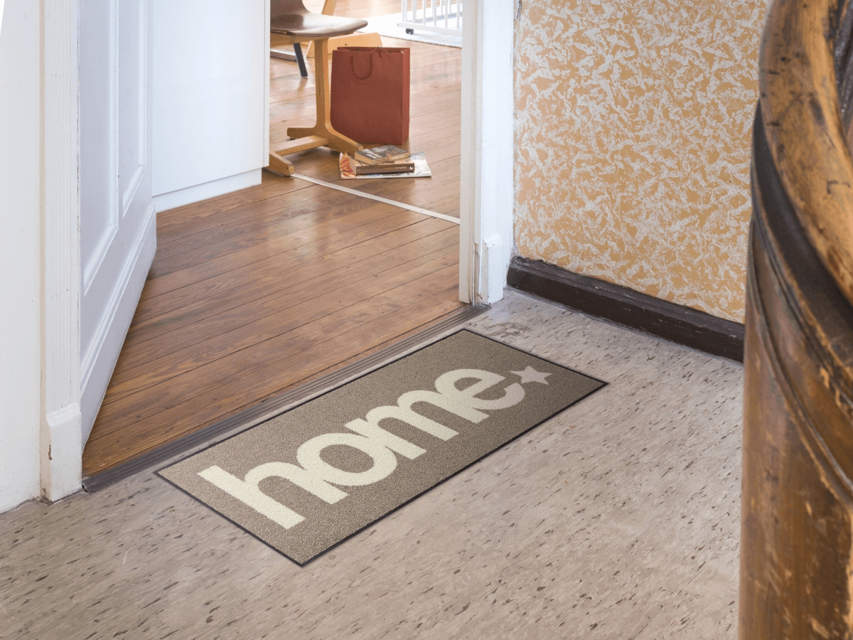 Efia Tappeto o zerbino 30 x 75 cm Home Star Taupe