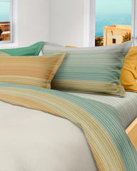 Completo letto piazza e mezzo Malaga Le Vie del Cotone var. Mango