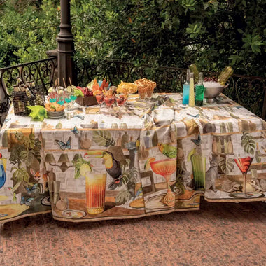 Tovaglia Mojito Tessitura Toscana Telerie 170 x 360 cm