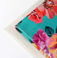 Completo lenzuola copriletto Gardenia verde menta