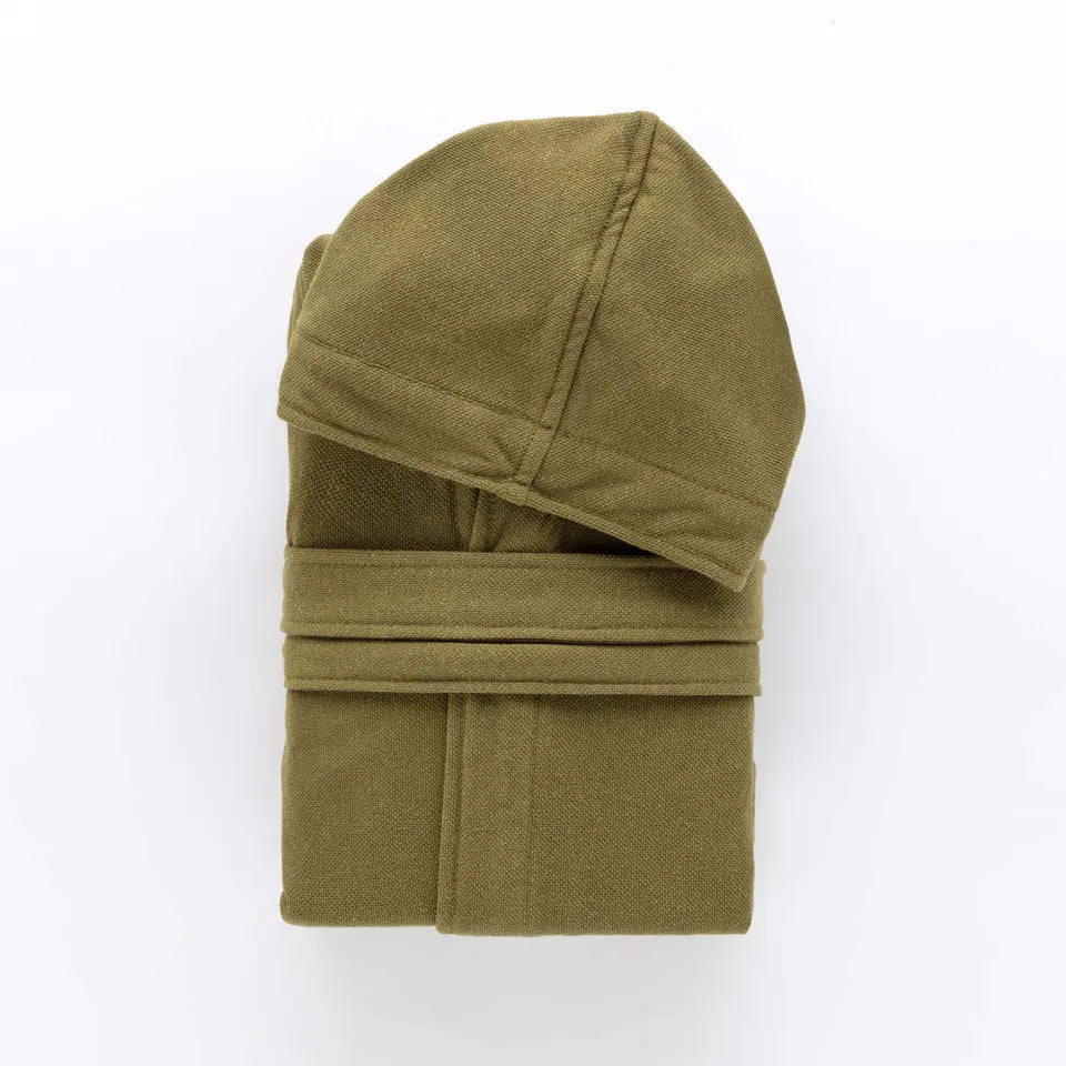 Accappatoio Verde Oliva - Wimbledon | Carillo Home