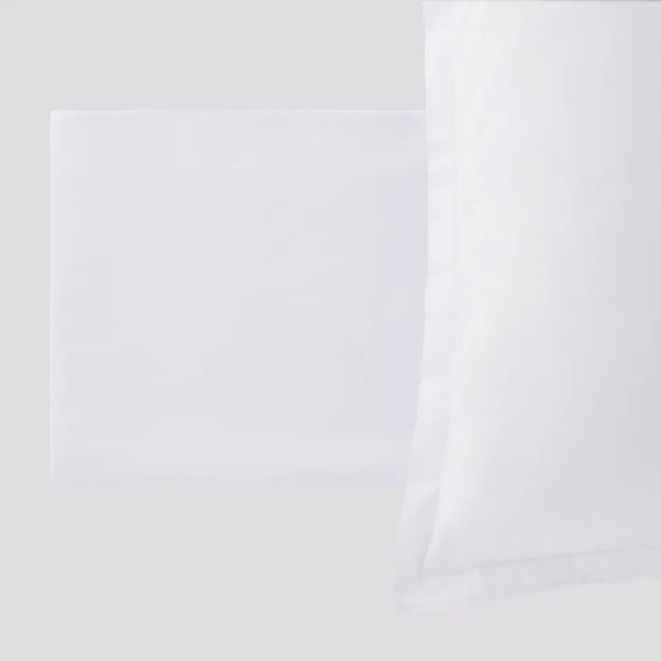 Completo letto singolo Incanto in Raso di Cotone Riviera var. Bianco