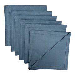 Set 6 tovaglioli in Puro Cotone var. Delfino Cavalieri Home Textile