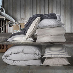 Linea Natura Set 2 federe Eolo-Grey Cavalieri