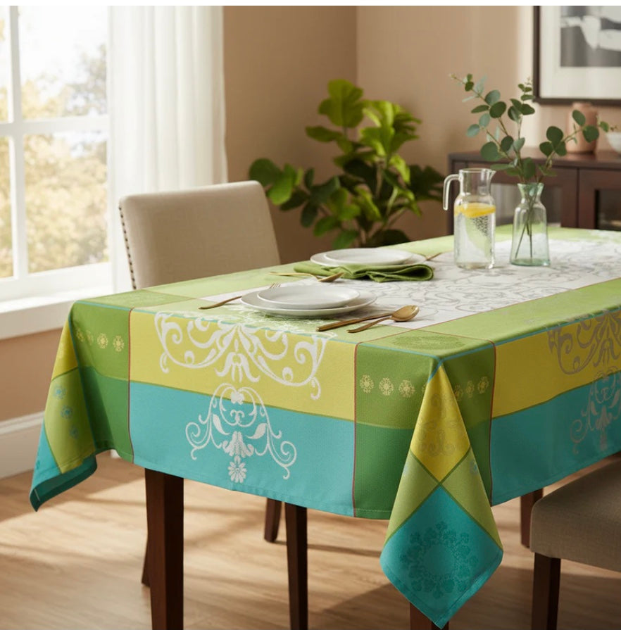 Tovaglia MARSEILLE Tono Verde 150 x 300 cm