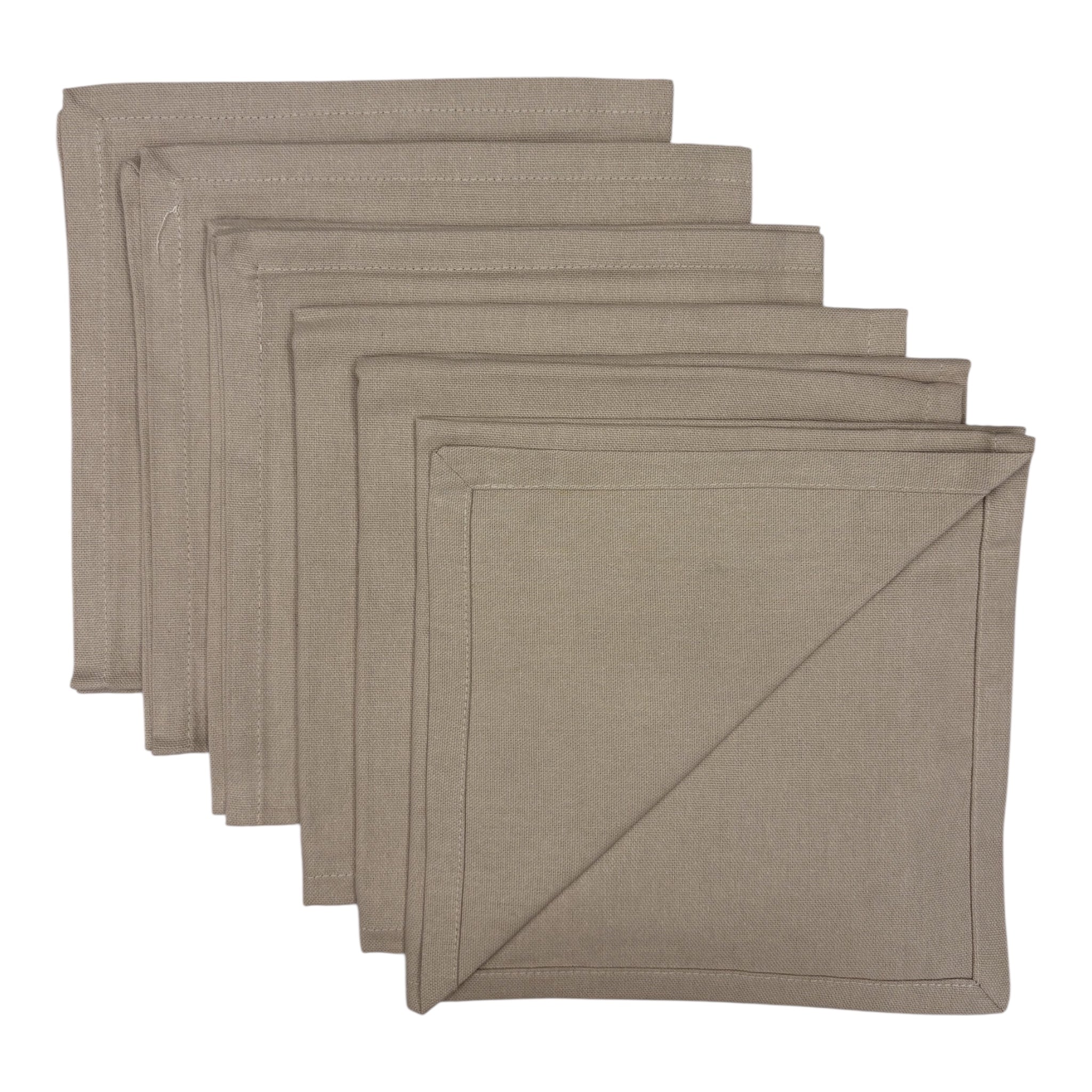 Set 6 tovaglioli in Puro Cotone var. Corda Cavalieri Home Textile