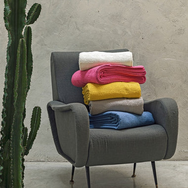 Copriletto singolo Dialogo Fazzini var Malva