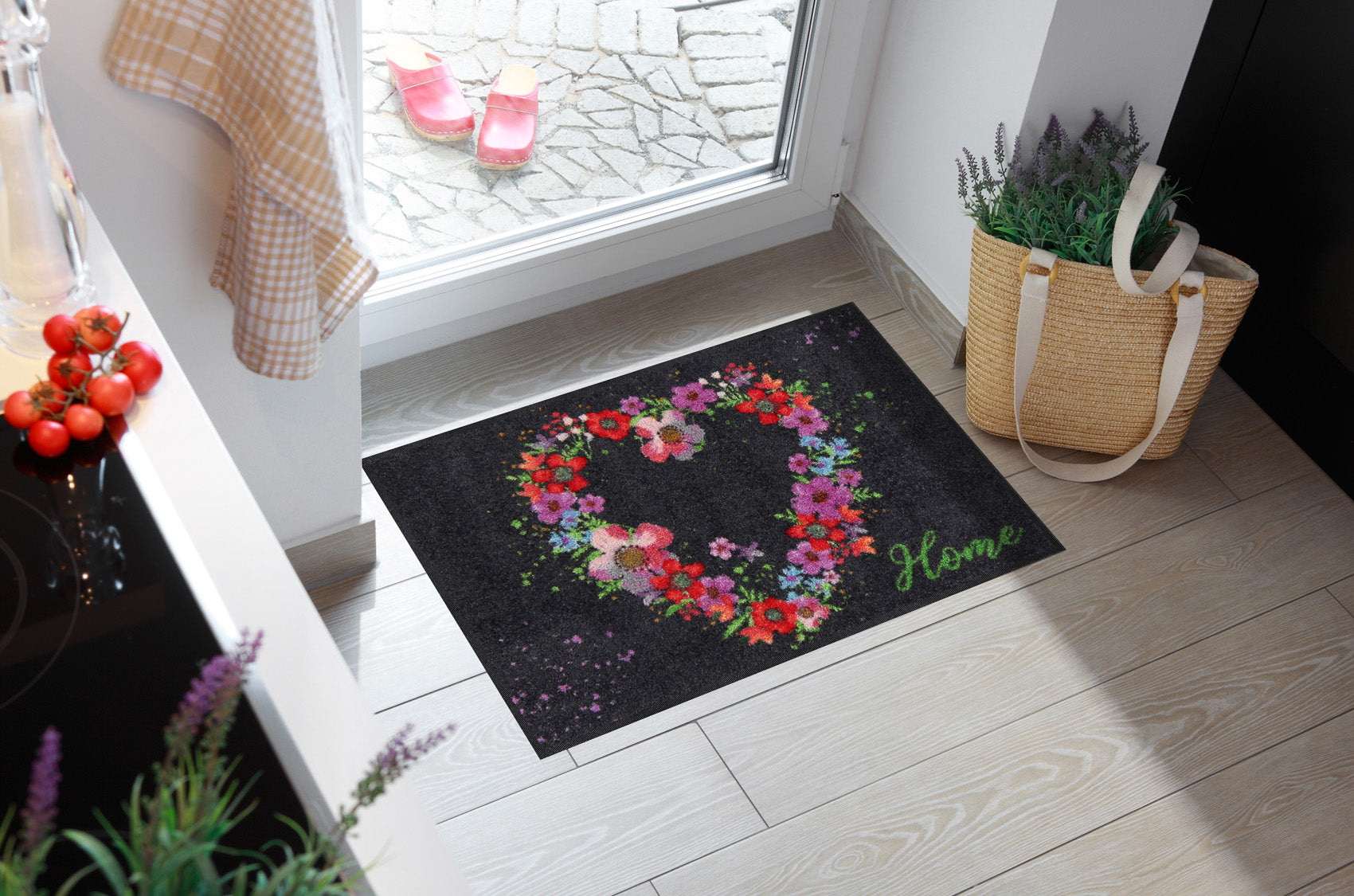 Efia Tappeto o zerbino 50 x75 cm disegno Blossom Heart Home