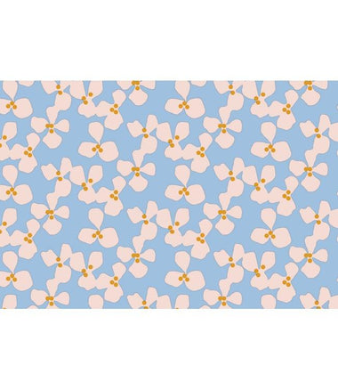 Sottopiatto AntiScivolo dis. Poppy Baby Blue
