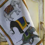Canovaccio Puro Lino Barnum Elefanti