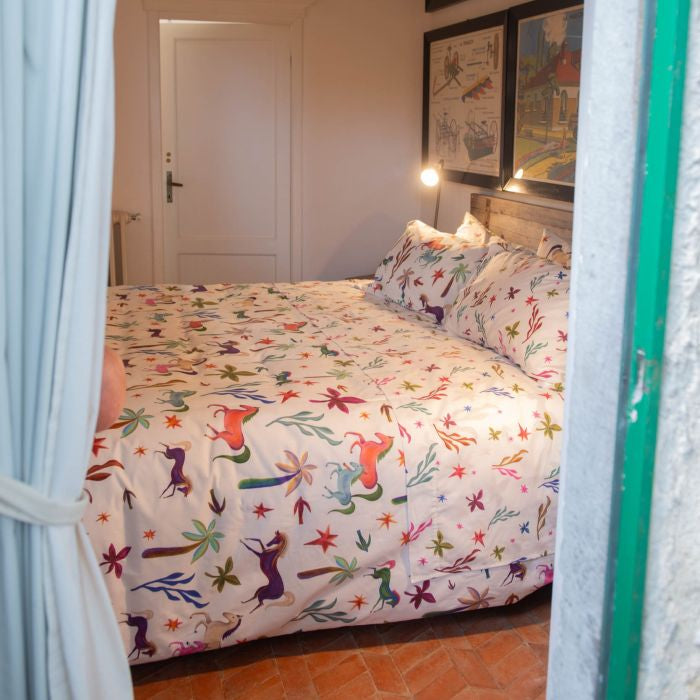 Parure copripiumino 1 piazza  Agnes Tessitura Telerie Toscane