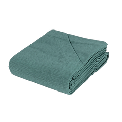 Copriletto 1 piazza e mezzo Verde petrolio- Dialogo | Fazzini