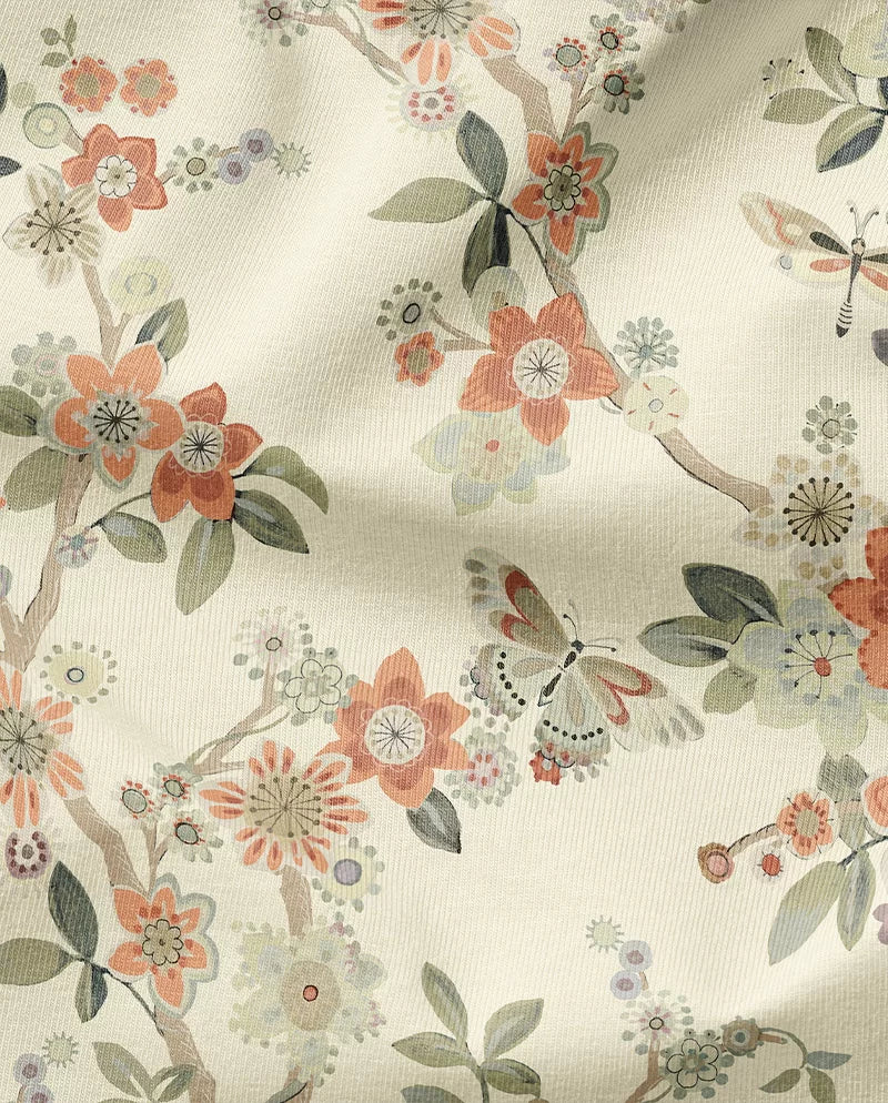 Completo letto matrimoniale Frida Le Vie del Cotone var. Pesca