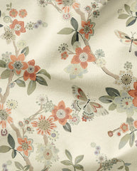 Completo letto matrimoniale Frida Le Vie del Cotone var. Pesca