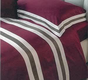 Completo letto matrimoniale Sentieri Fazzini var. Burgundy