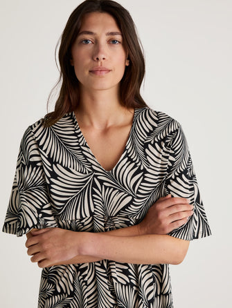 Camicia da notte Calida a maniche corte lunghezza 95cm taglia XXS