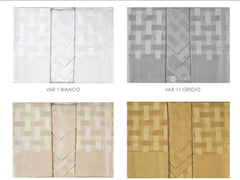 Tovaglia da TAVOLA JACQUARD Intrecci x 6 var. Sabbia