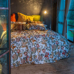 Copripiumino matrimoniale Ikebana| Tessitura Toscana Telerie