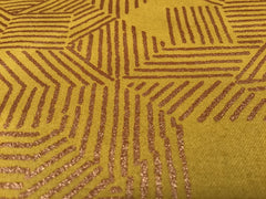 Copripiumino Matrimoniale Nazca Fazzini variante Ocra