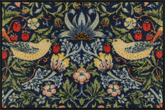 Efia Tappeto o zerbino 50 x 75 cm Strawberry Thief blue
