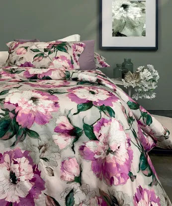 Parure copripiumino matrimoniale Michelle Peonia Svad Dondi