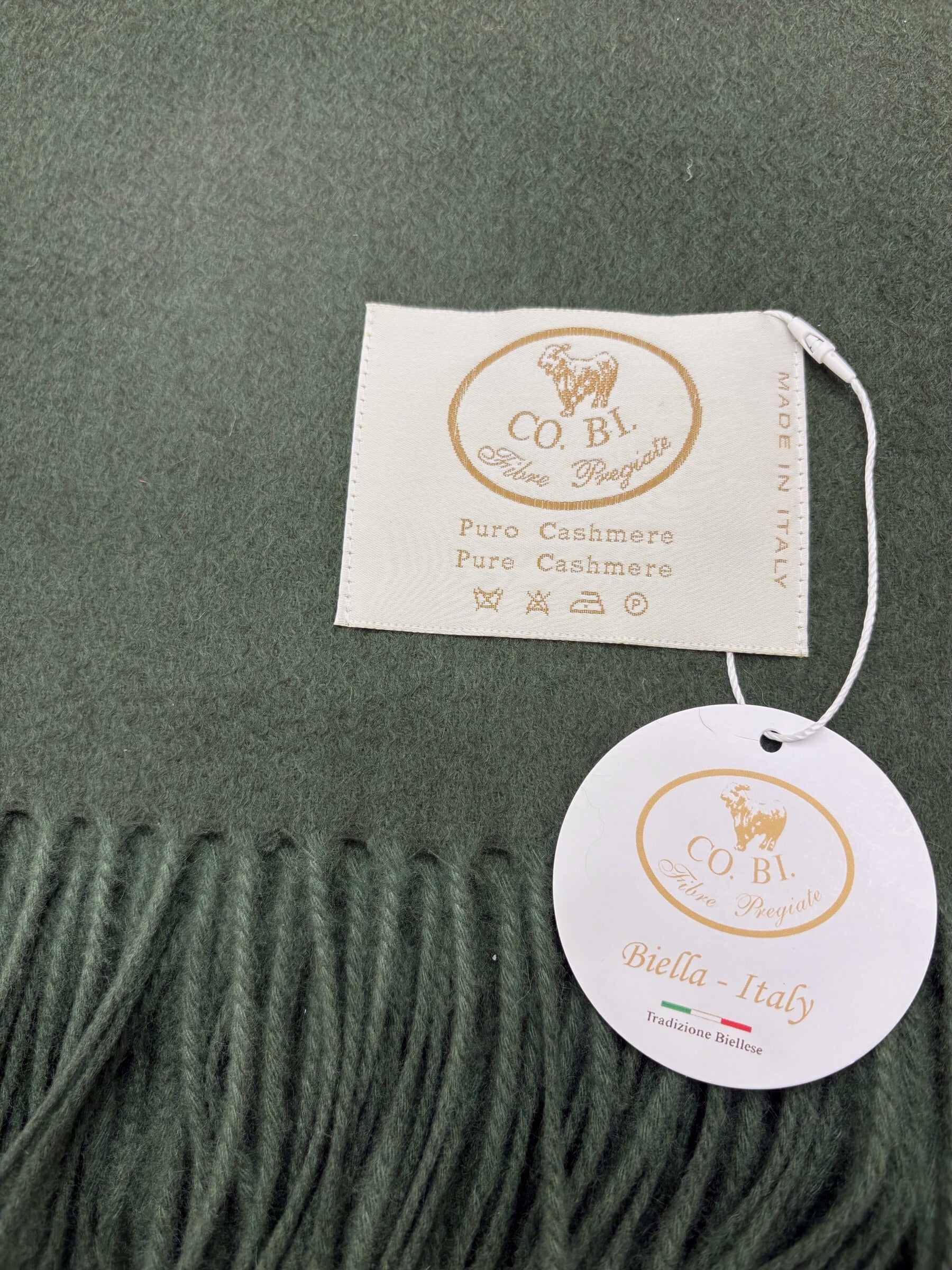 Plaid con frange Rey Puro Cashmere