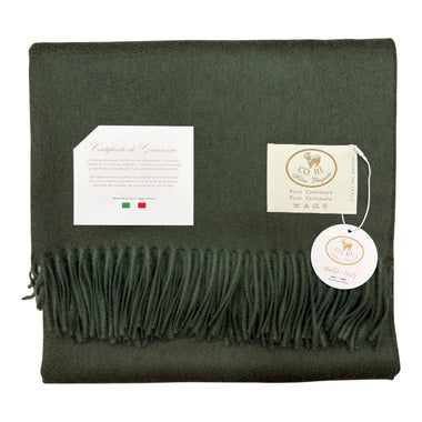 Plaid con frange Rey Puro Cashmere