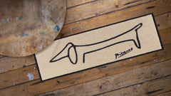Efia Tappeto o zerbino 30 x 75 cm disegno Picasso Dackel