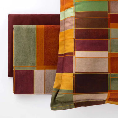 Parure copripiumino singolo Nolan Riviera var. Arancio Ambra