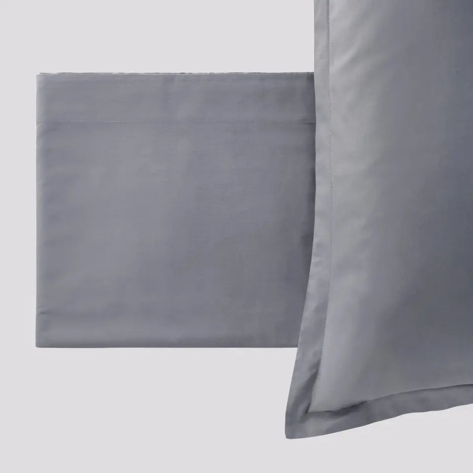 Completo letto singolo in Madapolan Riviera var. Grigio