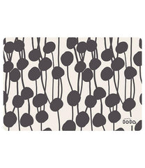 Sottopiatto AntiScivolo dis. Cotton Field Black
