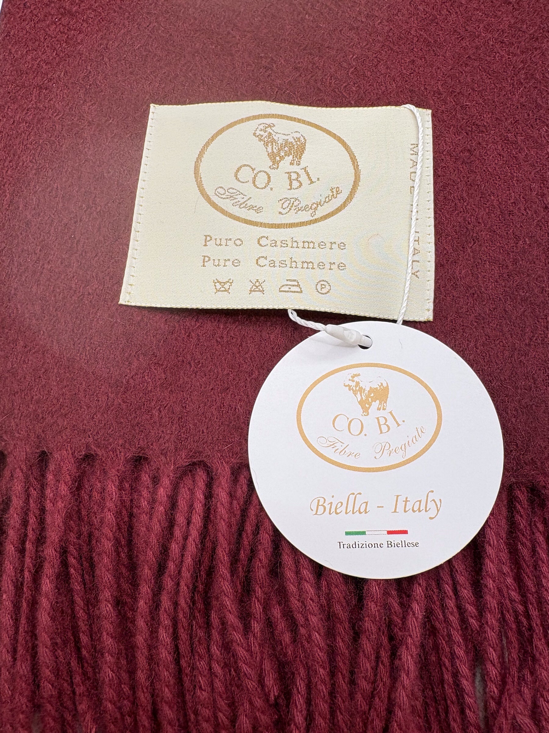 Plaid con frange Rey Puro Cashmere