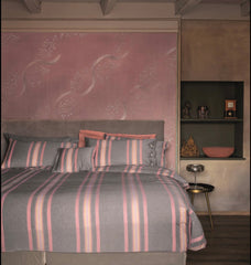 Completo Copripiumino Theo | Bossi | var.05 rosa grigio