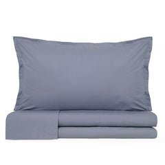 Completo lenzuola matrimoniale Prestige Cavalieri var. Azzurro
