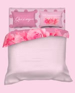 Completo lenzuola Singolo Roses Camomilla by Svad
