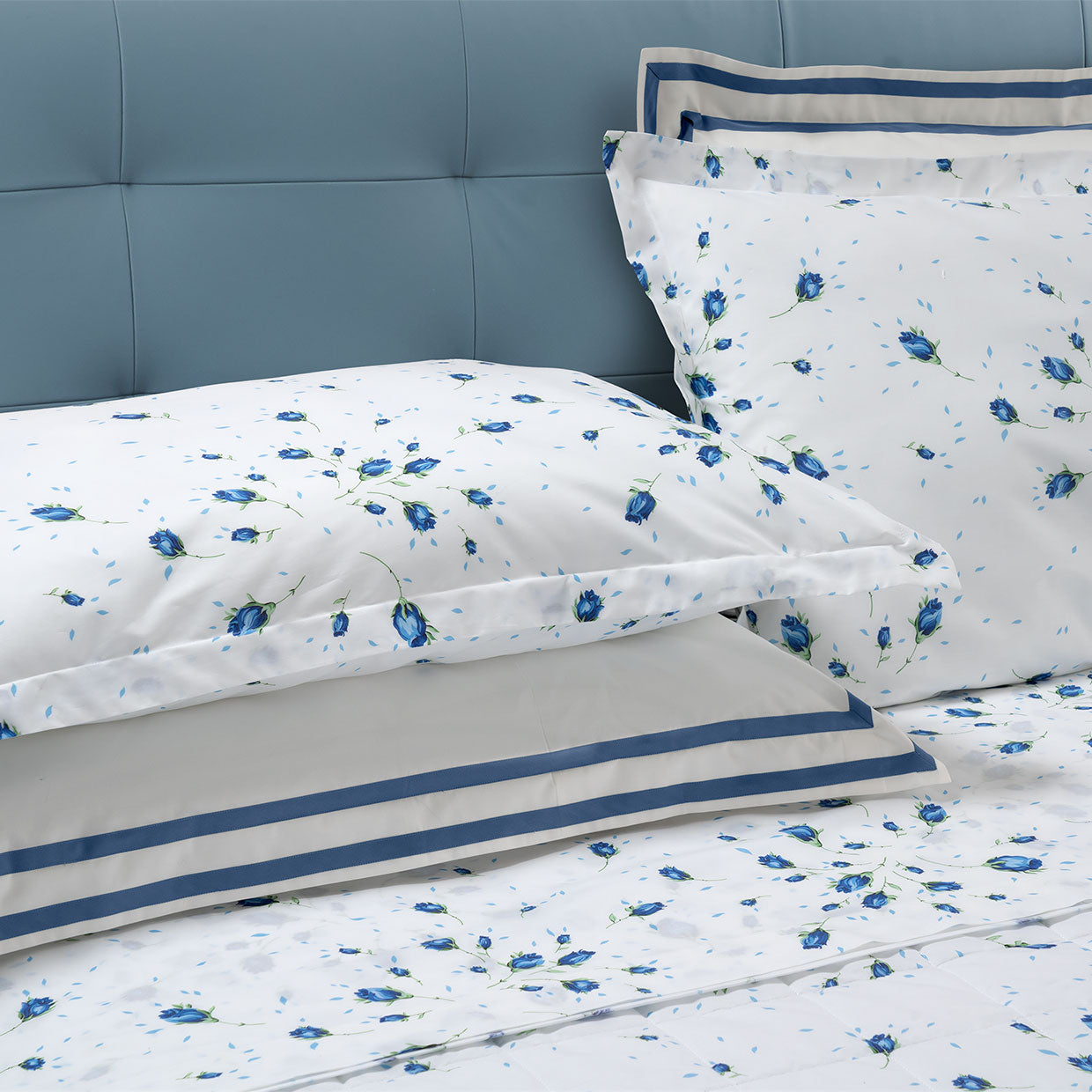 Completo lenzuola piazza e mezzo I100 Le Isole by Dea var. Cielo 89