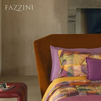 Parure copripiumino piazza e mezzo Paracas Fazzini var. Zucca Malva