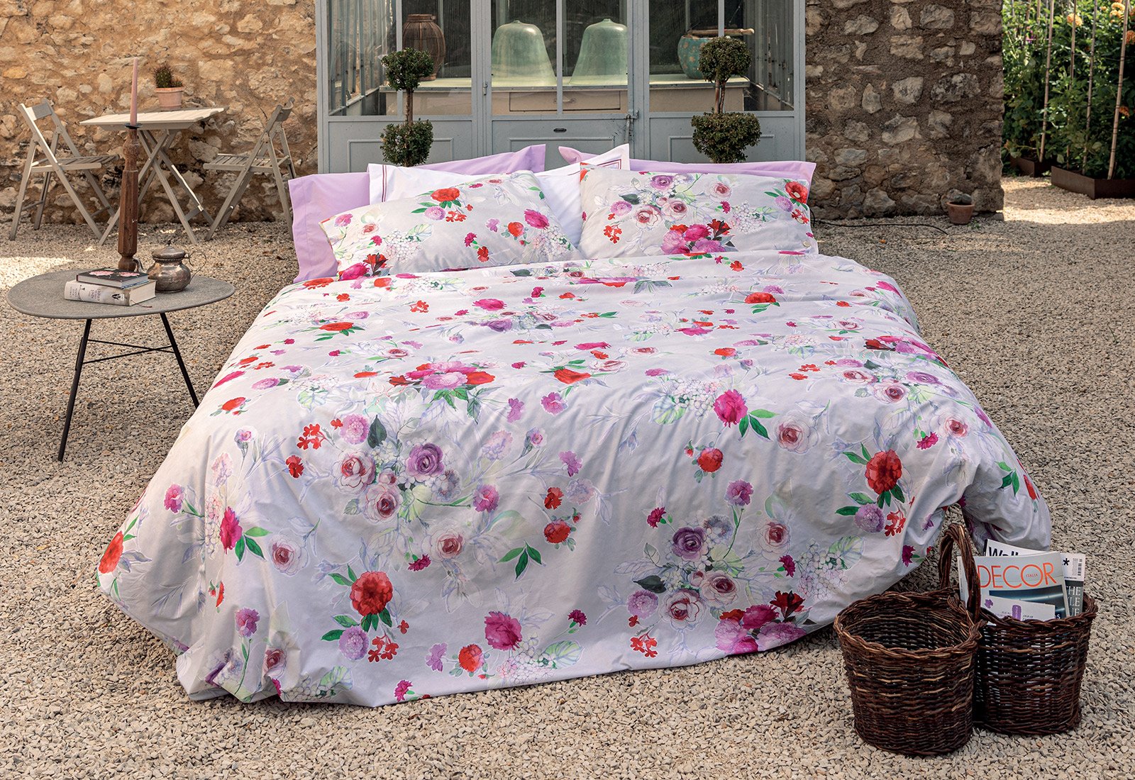 Copriletto trapuntato Bossi matrimoniale Alicia by Marta O’Neil var. Rosa