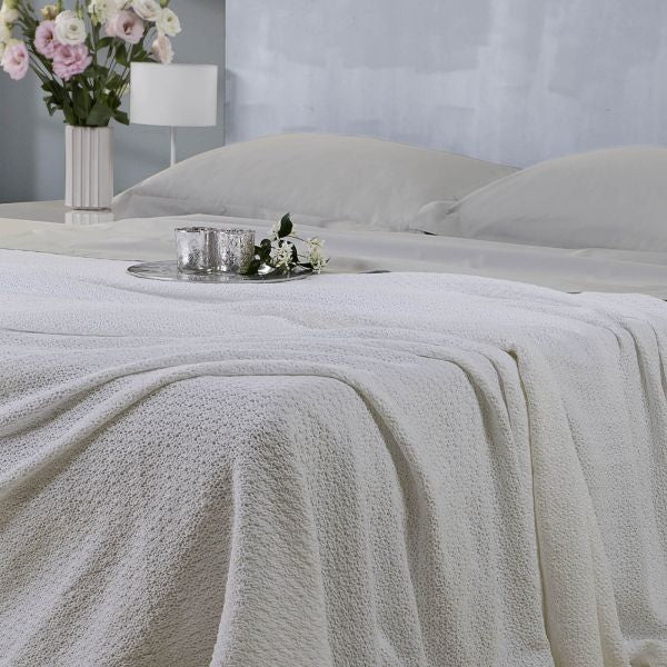 Copriletto singolo Cameres Mirabello var. Avorio