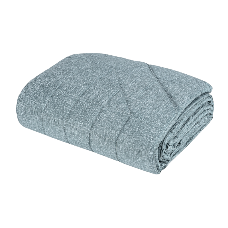 Trapuntino matrimoniale Baco Fazzini var. Azzurro