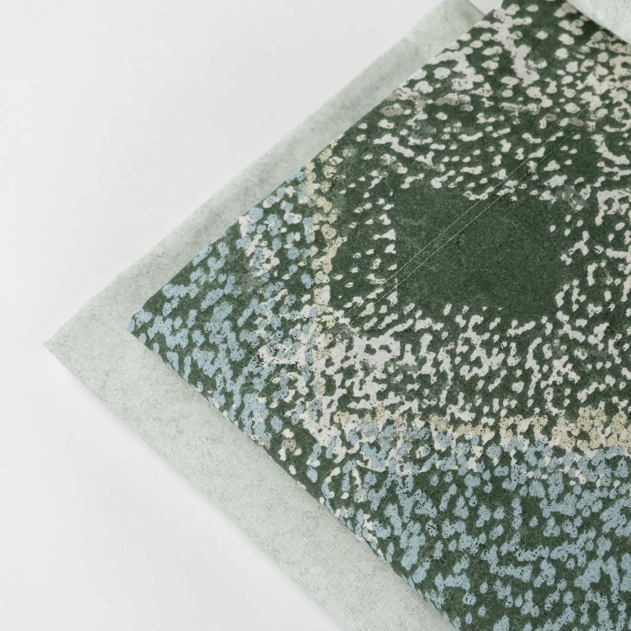 Completo letto piazza e mezzo Nori var. Verde Riviera