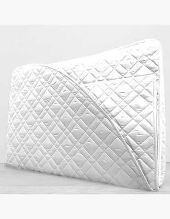 Trapuntino Emma in raso di cotone Dea Home Collection Bianco