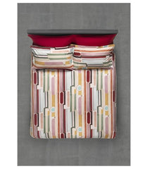Copriletto trapuntato matrimoniale Crazy Stripe Mirabello