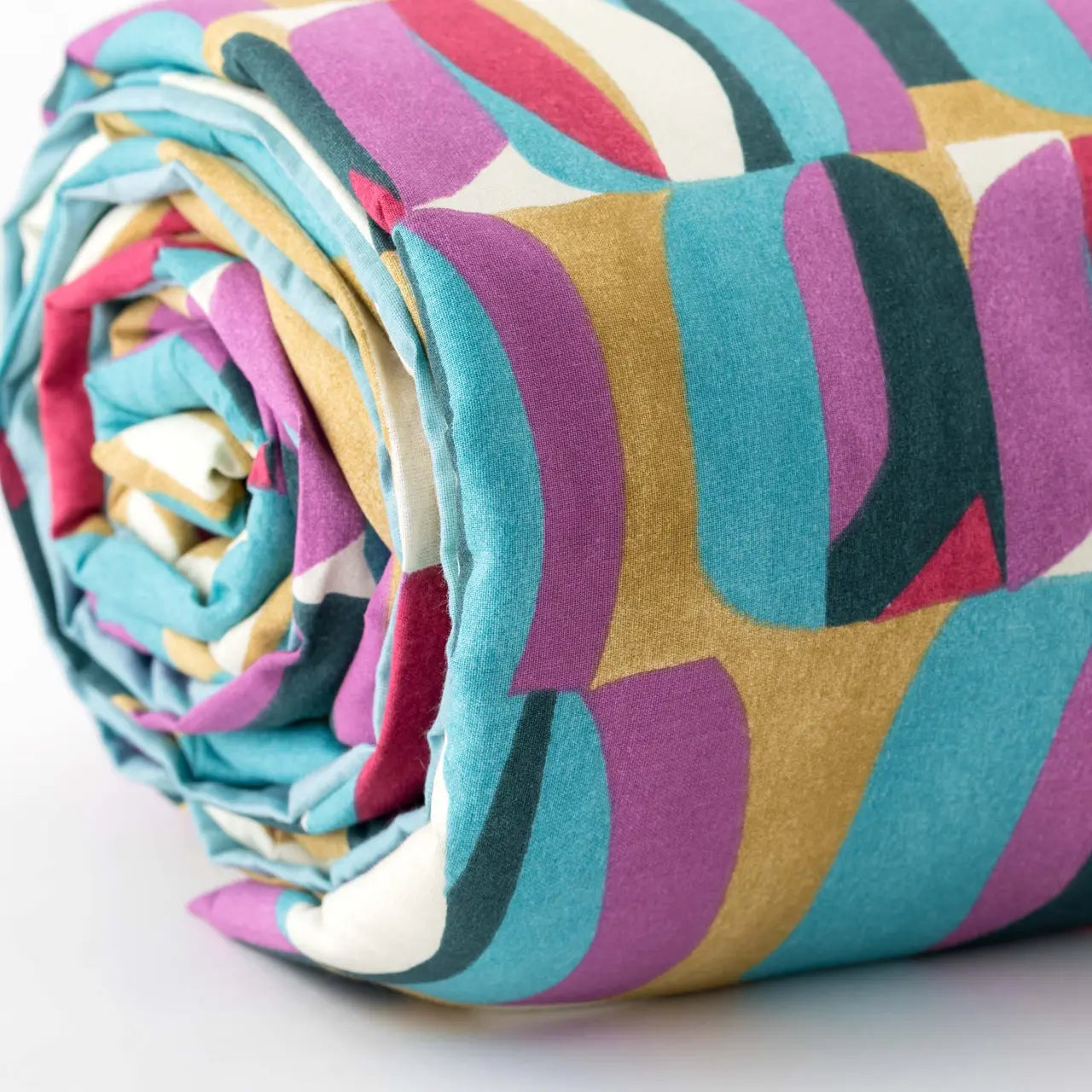 Parure copripiumino piazza e mezzo Gin Riviera var. Multicolor