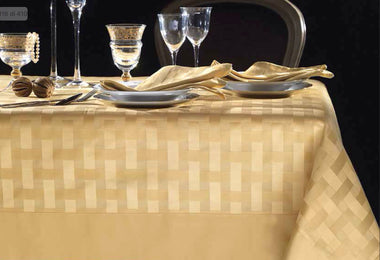 Tovaglia da TAVOLA JACQUARD Intrecci x 12 var. Bianco