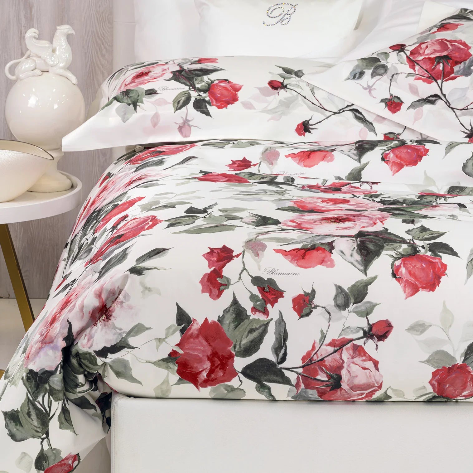 Parure copripiumino matrimoniale Adele Blumarine var. Magenta