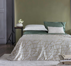 Copriletto Reveer Jaquard Metis Eucalipto