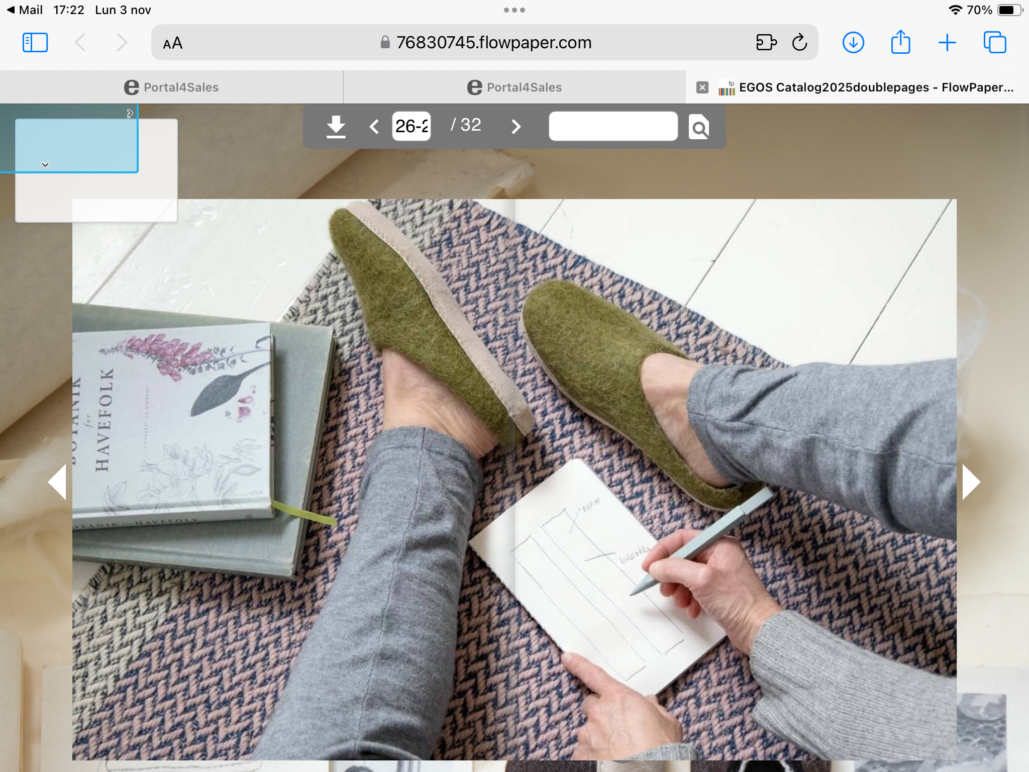 Pantofole in Lana Cotta Egos var. Mustard